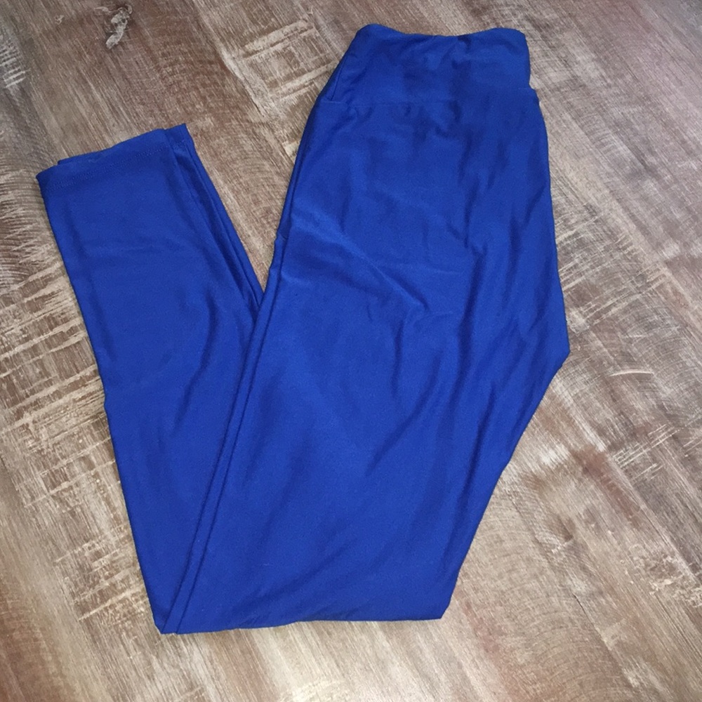 LULAROE OS Blue leggings